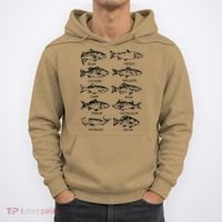 Types Freshwater Fish Funny Fisherman Hoodie thumb 0