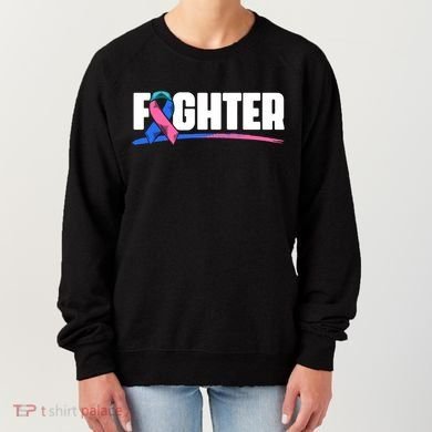 Thyroid Fighter Funny Gift Thyroid Cancer Survivor Thyroid Cancer Gift Women's Sweatshirt
