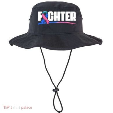 Thyroid Fighter Funny Gift Thyroid Cancer Survivor Thyroid Cancer Gift Bucket Hat