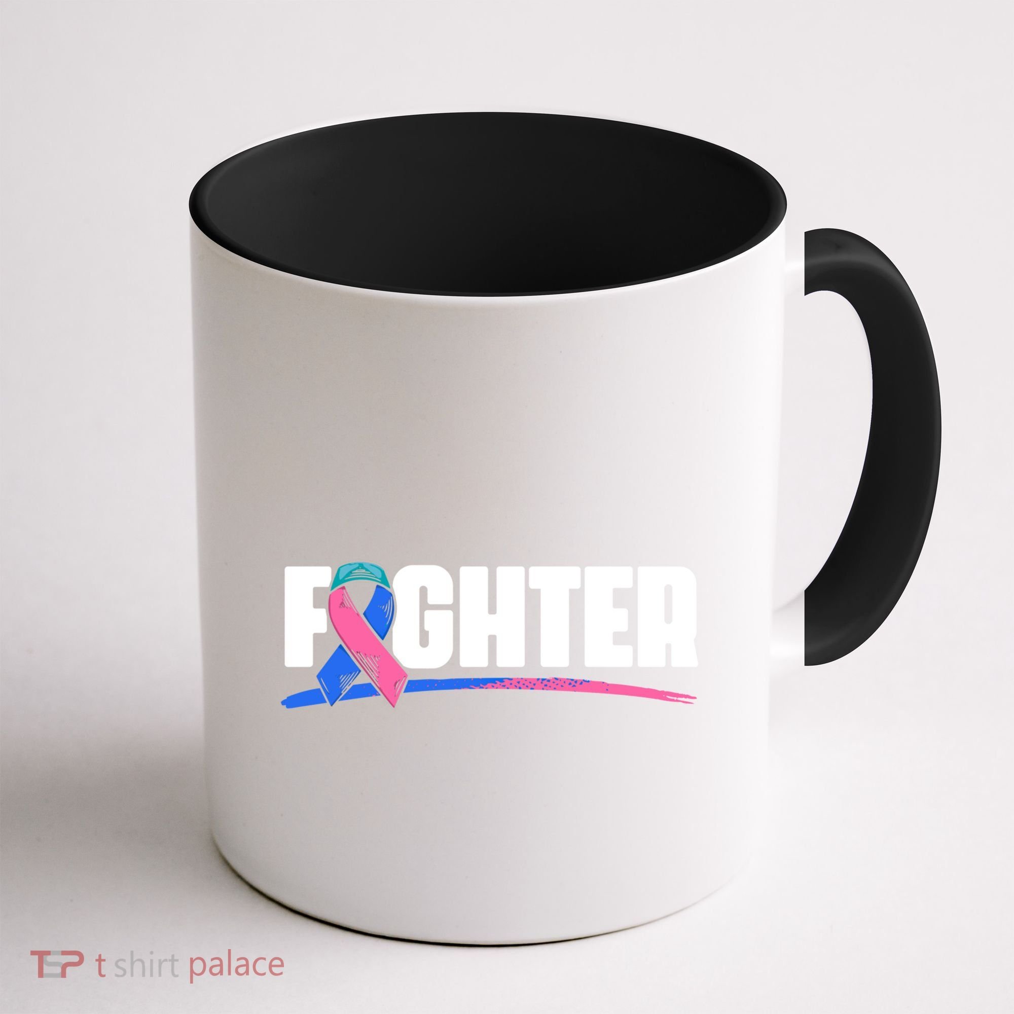 Thyroid Fighter Funny Gift Thyroid Cancer Survivor Thyroid Cancer Gift Coffee Mug