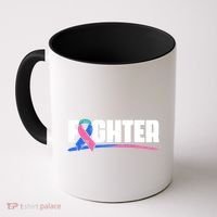 Thyroid Fighter Funny Gift Thyroid Cancer Survivor Thyroid Cancer Gift Coffee Mug thumb 0