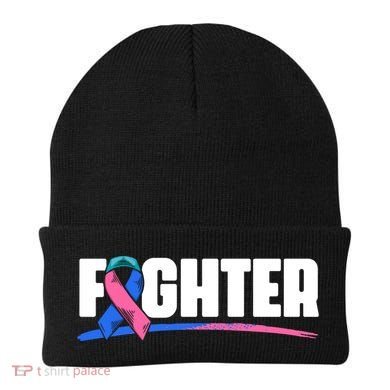 Thyroid Fighter Funny Gift Thyroid Cancer Survivor Thyroid Cancer Gift Beanie