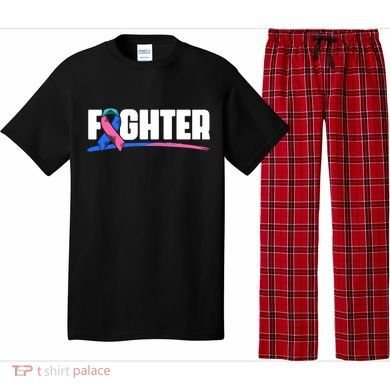 Thyroid Fighter Funny Gift Thyroid Cancer Survivor Thyroid Cancer Gift Pajama Set