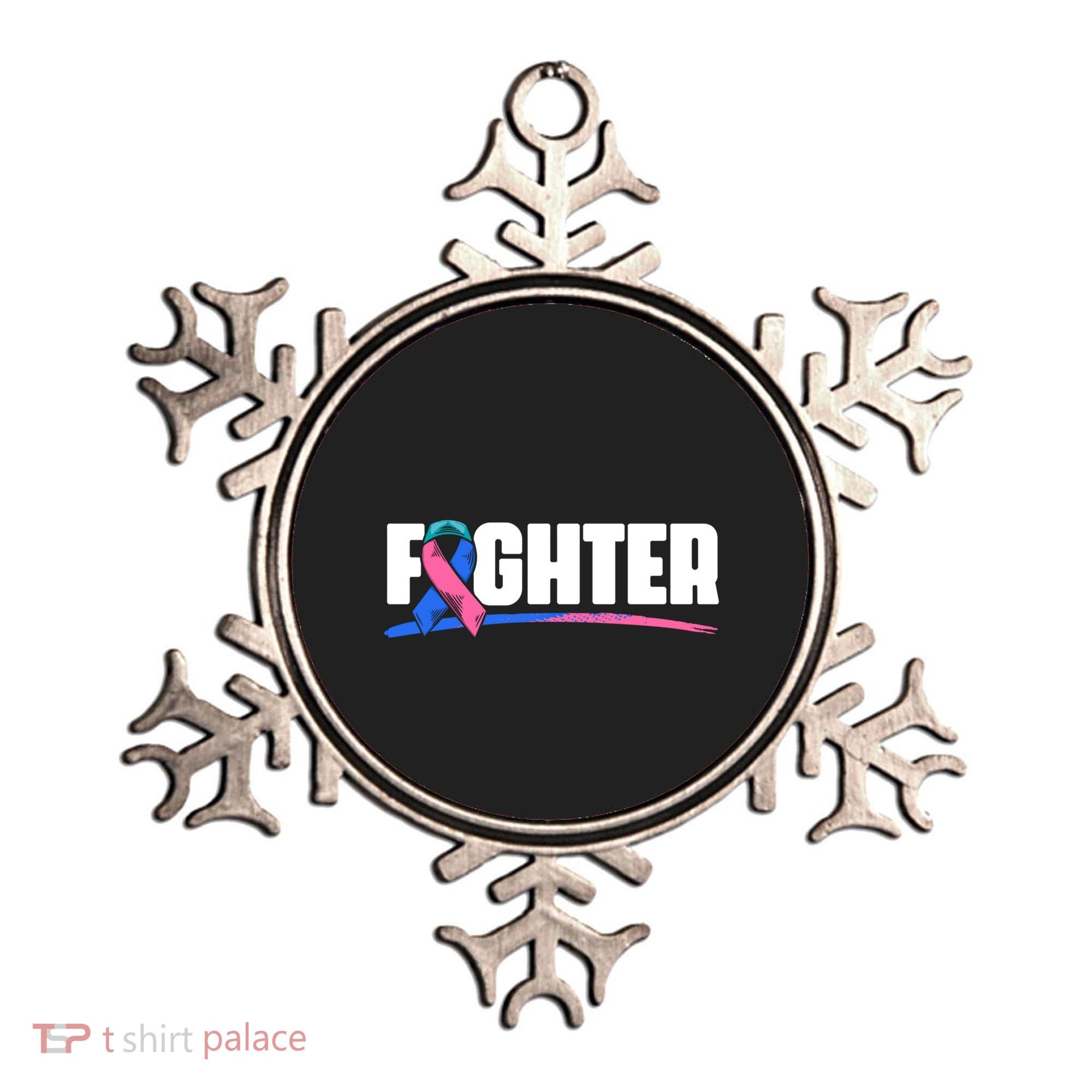 Thyroid Fighter Funny Gift Thyroid Cancer Survivor Thyroid Cancer Gift Ornament