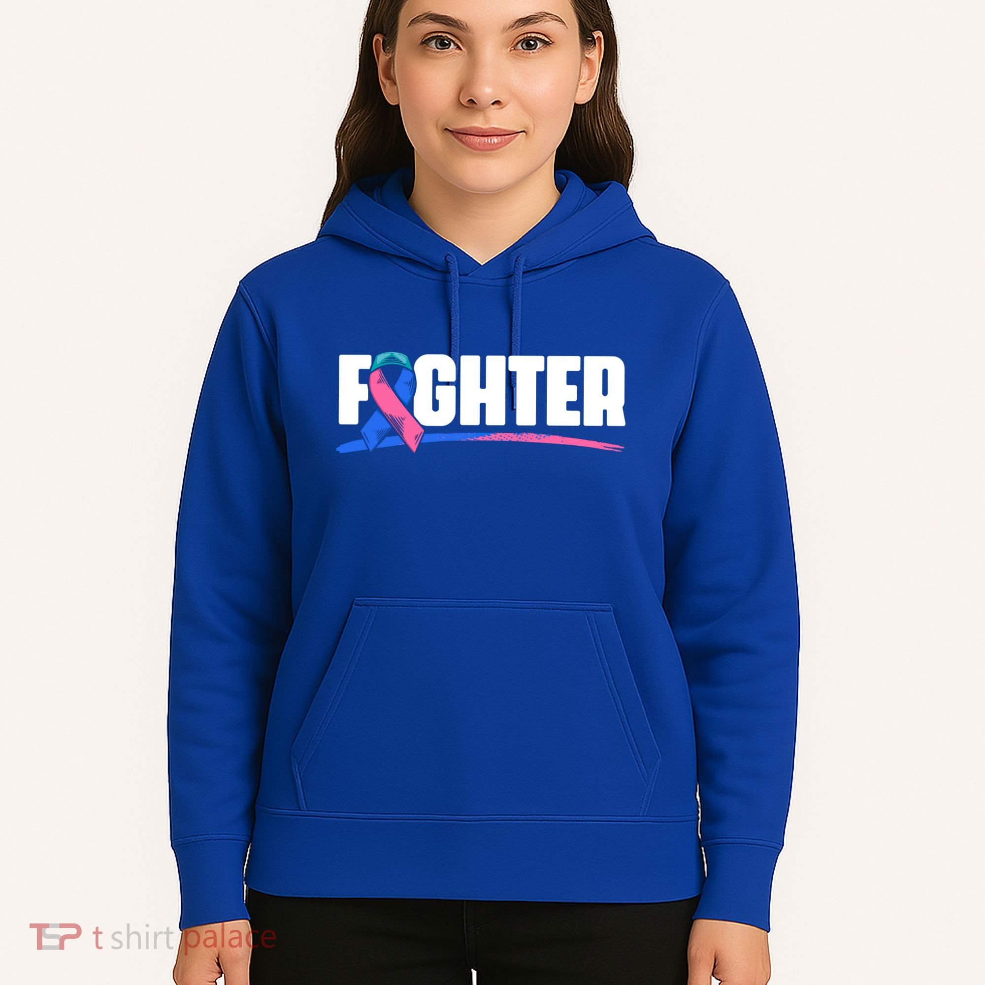 Thyroid Fighter Funny Gift Thyroid Cancer Survivor Thyroid Cancer Gift Hoodie