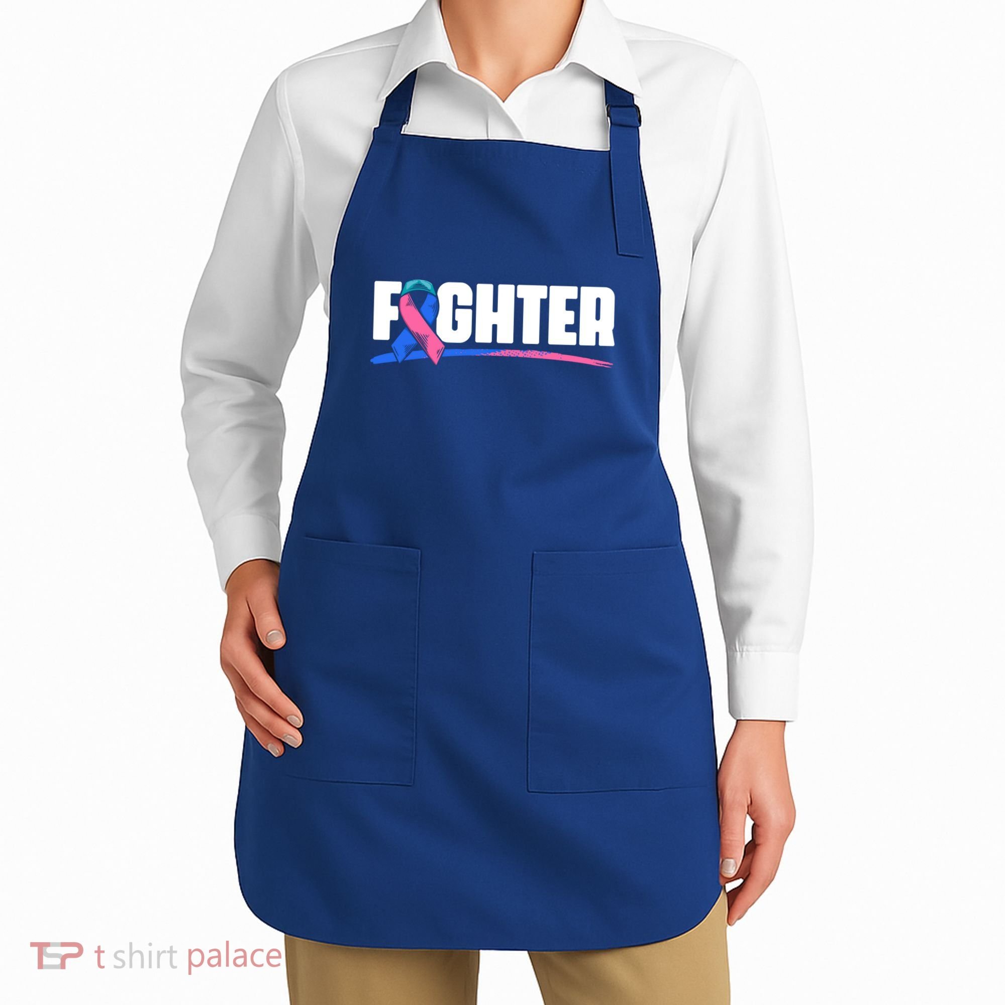 Thyroid Fighter Funny Gift Thyroid Cancer Survivor Thyroid Cancer Gift Apron