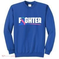Thyroid Fighter Funny Gift Thyroid Cancer Survivor Thyroid Cancer Gift Sweatshirt thumb 0