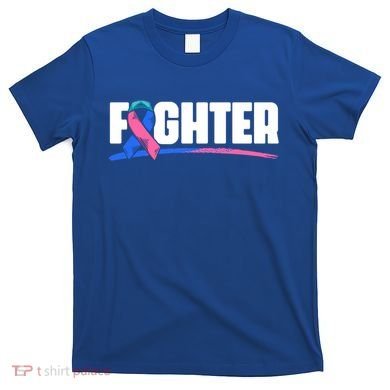 Thyroid Fighter Funny Gift Thyroid Cancer Survivor Thyroid Cancer Gift T-Shirt