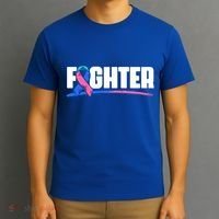 Thyroid Fighter Funny Gift Thyroid Cancer Survivor Thyroid Cancer Gift T-Shirt thumb 3