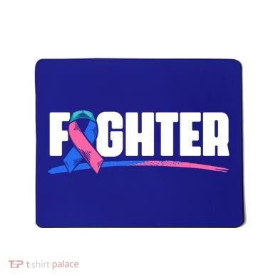 Thyroid Fighter Funny Gift Thyroid Cancer Survivor Thyroid Cancer Gift Mousepad
