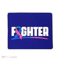 Thyroid Fighter Funny Gift Thyroid Cancer Survivor Thyroid Cancer Gift Mousepad thumb 0