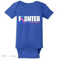 Thyroid Fighter Funny Gift Thyroid Cancer Survivor Thyroid Cancer Gift Baby Bodysuit thumb 0