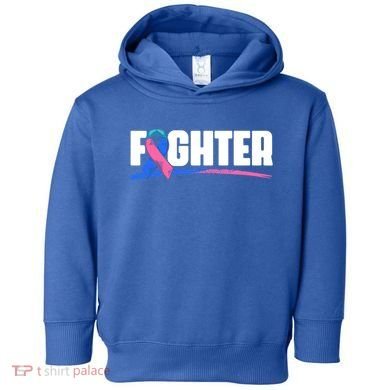Thyroid Fighter Funny Gift Thyroid Cancer Survivor Thyroid Cancer Gift Toddler Hoodie