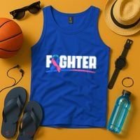Thyroid Fighter Funny Gift Thyroid Cancer Survivor Thyroid Cancer Gift Tank Top thumb 4