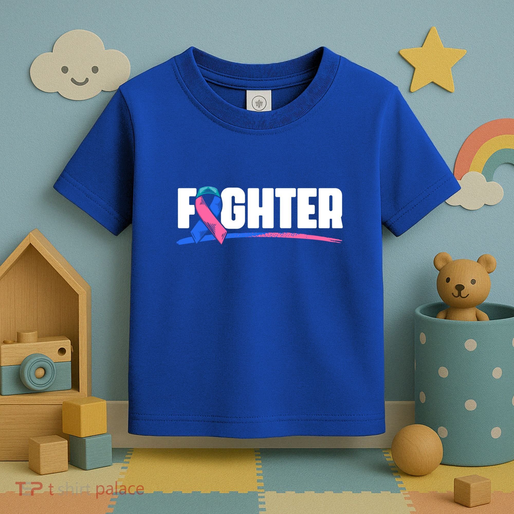 Thyroid Fighter Funny Gift Thyroid Cancer Survivor Thyroid Cancer Gift Toddler T-Shirt