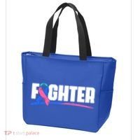Thyroid Fighter Funny Gift Thyroid Cancer Survivor Thyroid Cancer Gift Tote Bag thumb 3