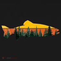Trout Fly Fishing Outdoor Forest Nature Wildlife Fisherman Women's Tank Top thumb 5