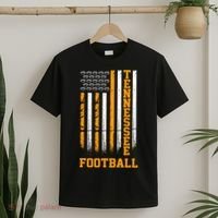 Tennessee Football Fan American Flag T-Shirt thumb 2
