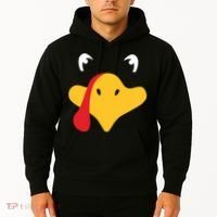 Turkey Face Funny Thanksgiving Hoodie thumb 2