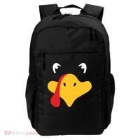 Turkey Face Funny Thanksgiving Backpack thumb 0