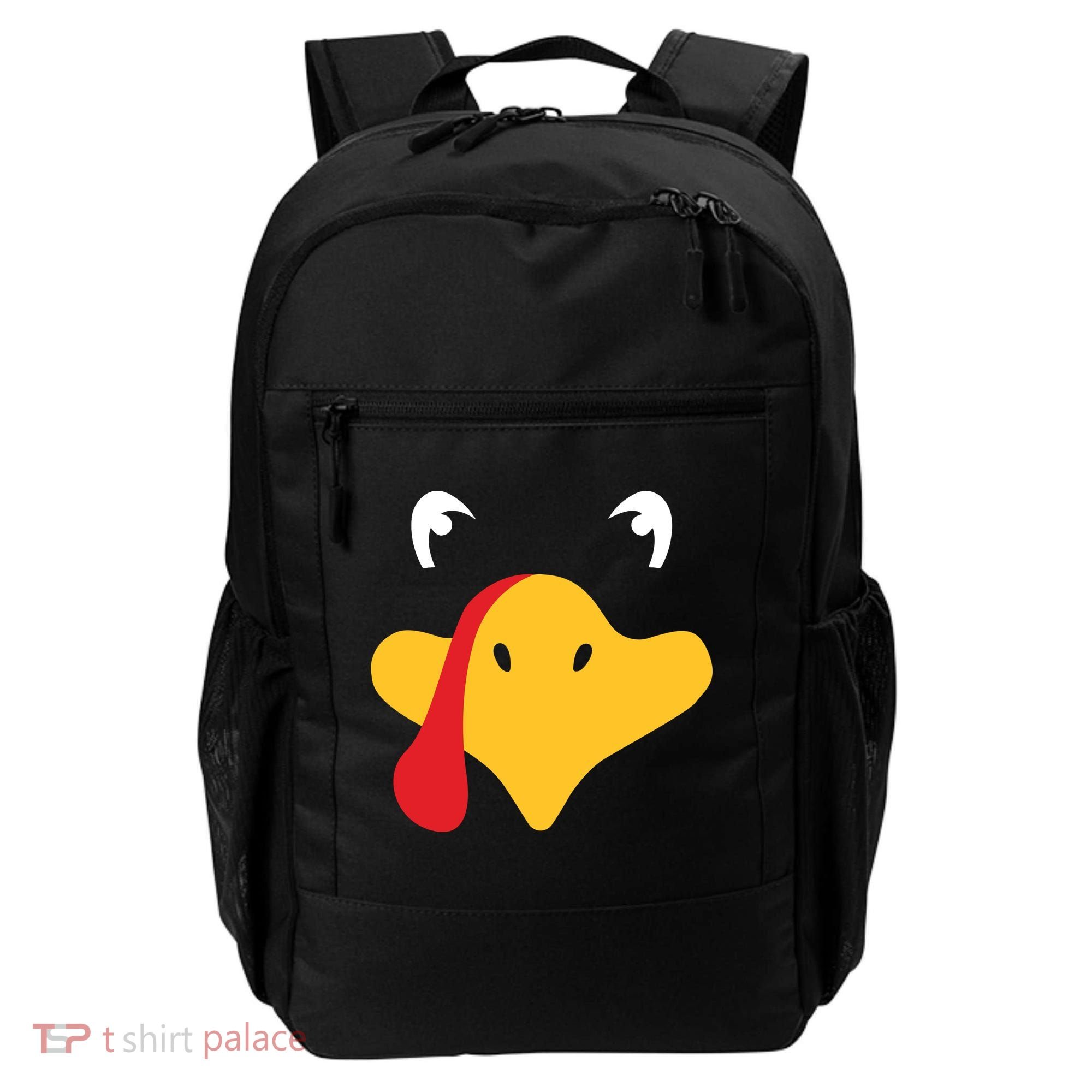 Turkey Face Funny Thanksgiving Backpack