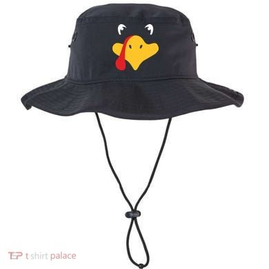Turkey Face Funny Thanksgiving Bucket Hat