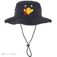 Turkey Face Funny Thanksgiving Bucket Hat thumb 0