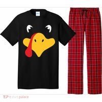 Turkey Face Funny Thanksgiving Pajama Set thumb 0