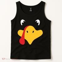 Turkey Face Funny Thanksgiving Tank Top thumb 2