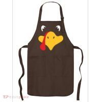 Turkey Face Funny Thanksgiving Apron thumb 0