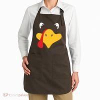 Turkey Face Funny Thanksgiving Apron thumb 2