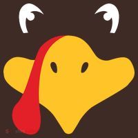 Turkey Face Funny Thanksgiving Beanie thumb 2