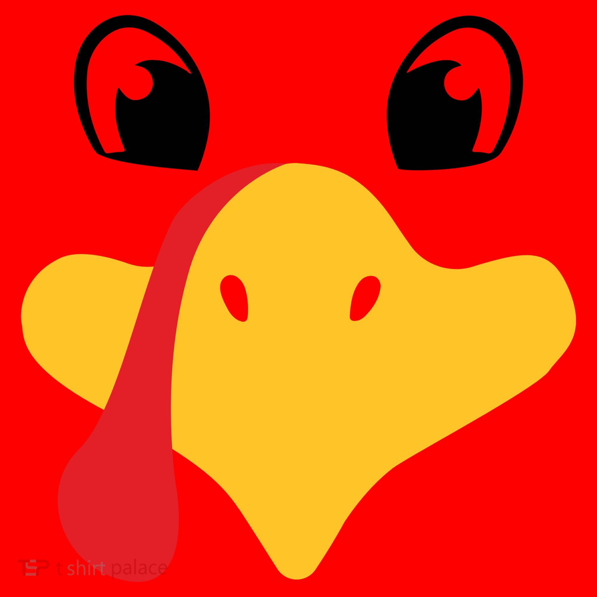Turkey Face Funny Thanksgiving Santa Hat
