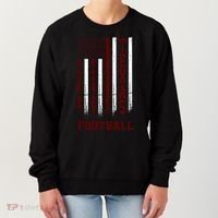 Texas Football Fan American Flag Women's Sweatshirt thumb 0