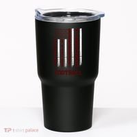 Texas Football Fan American Flag Tumbler thumb 0