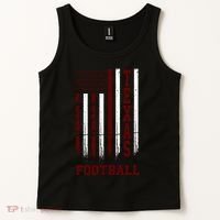 Texas Football Fan American Flag Tank Top thumb 2