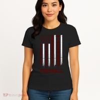 Texas Football Fan American Flag Women's T-Shirt thumb 4