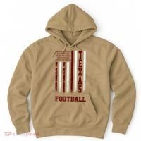 Texas Football Fan American Flag Hoodie thumb 0