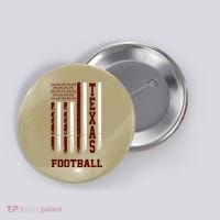 Texas Football Fan American Flag Button thumb 0