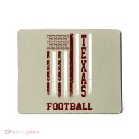 Texas Football Fan American Flag Mousepad thumb 0