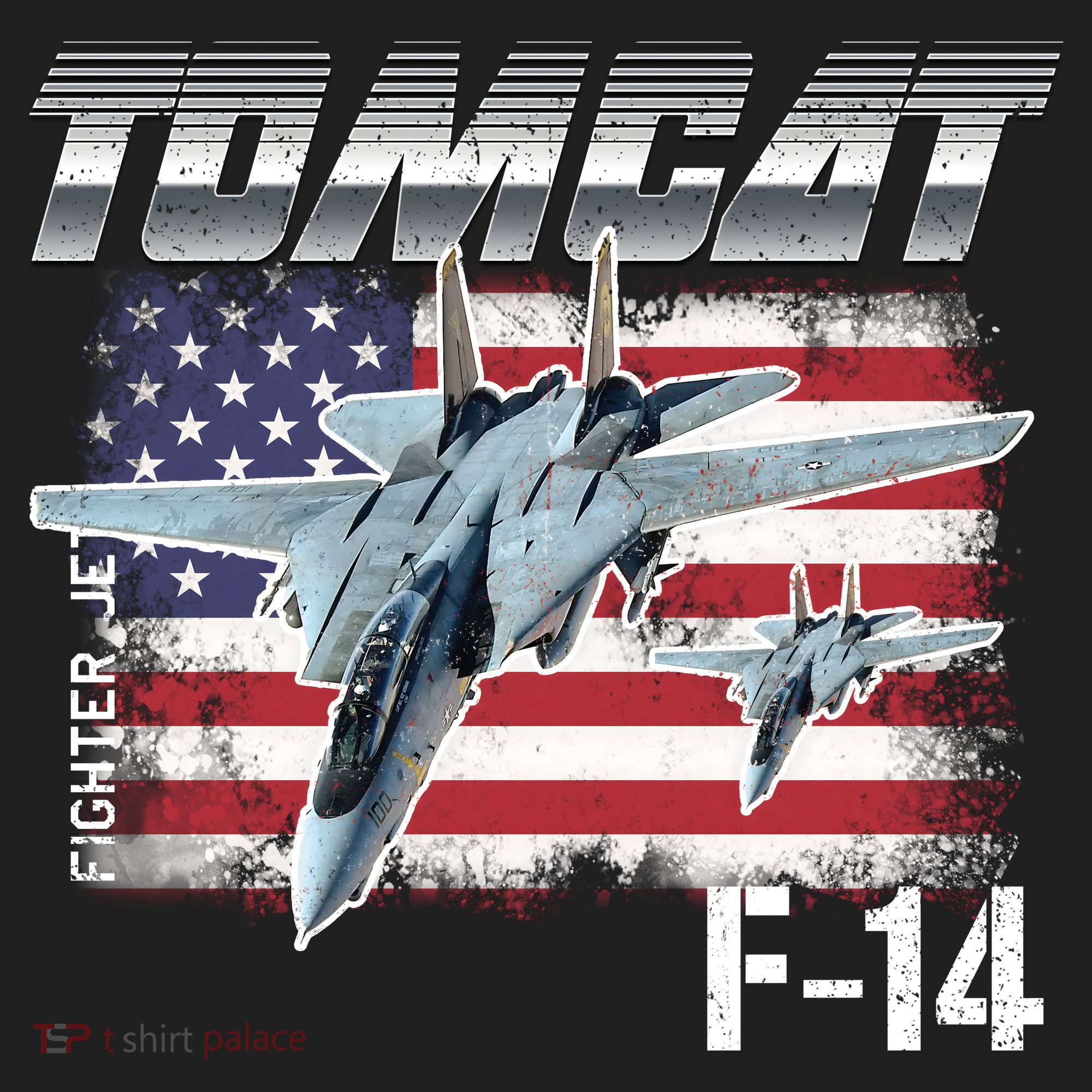 Tomcat F14 Fighter Jet Plastic Christmas Ball Ornament