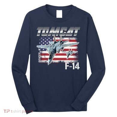 Tomcat F14 Fighter Jet Long Sleeve Shirt