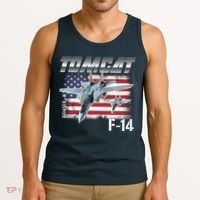 Tomcat F14 Fighter Jet Tank Top thumb 3