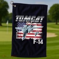 Tomcat F14 Fighter Jet Golf Towel thumb 1
