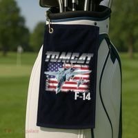 Tomcat F14 Fighter Jet Golf Towel thumb 2
