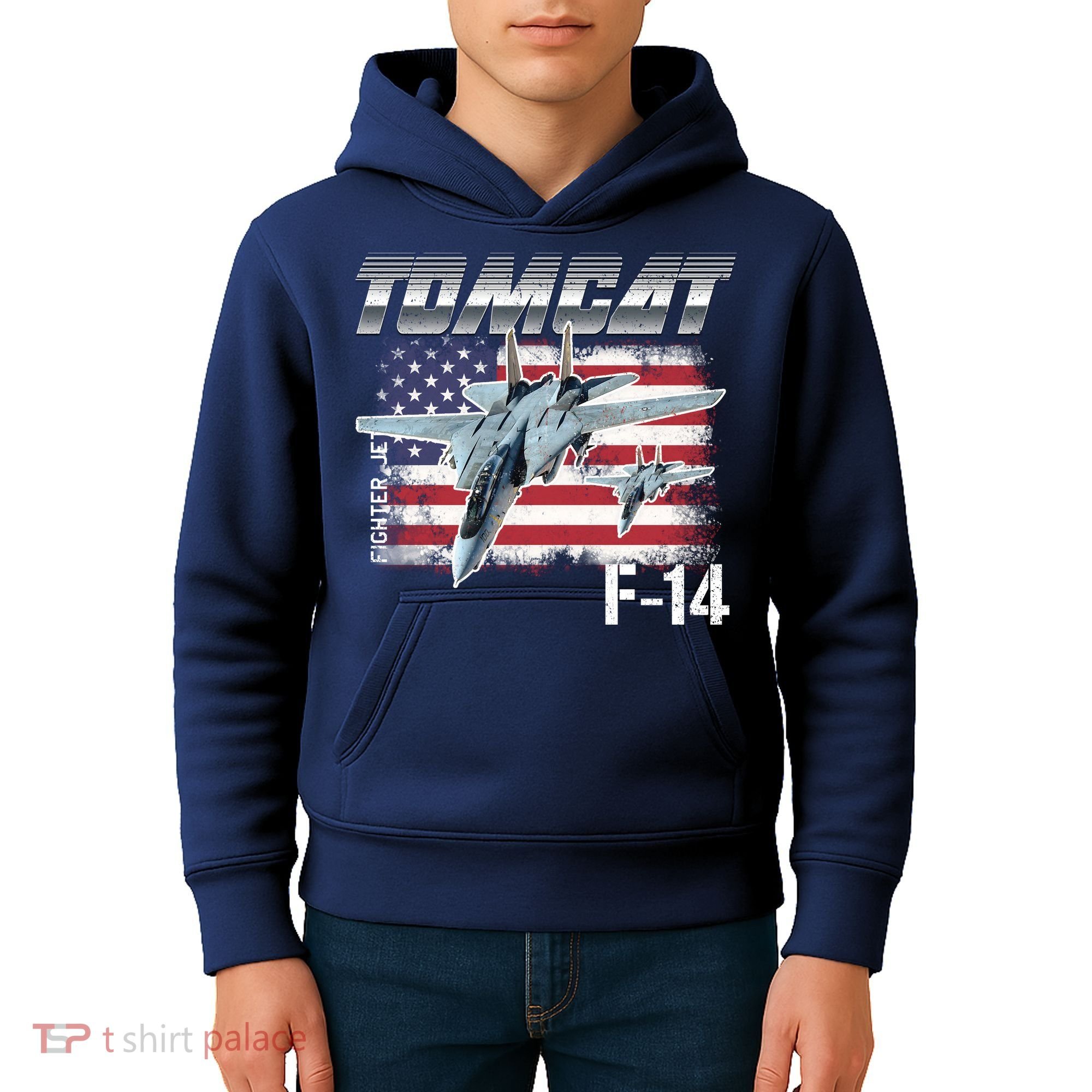 Tomcat F14 Fighter Jet Kids Hoodie