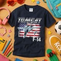 Tomcat F14 Fighter Jet Kids T-Shirt thumb 3