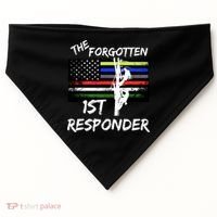 The Forgotten First Responder Tribute To Electrical Lineman USA-Made Doggie Bandana thumb 0