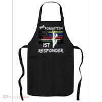 The Forgotten First Responder Tribute To Electrical Lineman Apron thumb 0