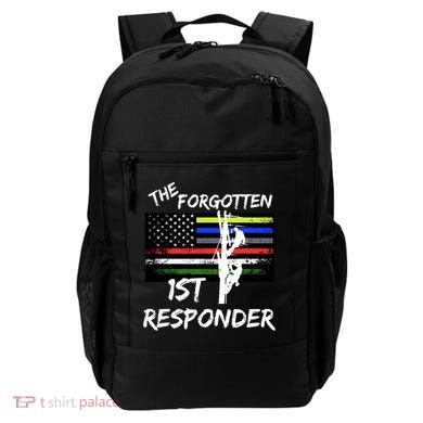 The Forgotten First Responder Tribute To Electrical Lineman Backpack